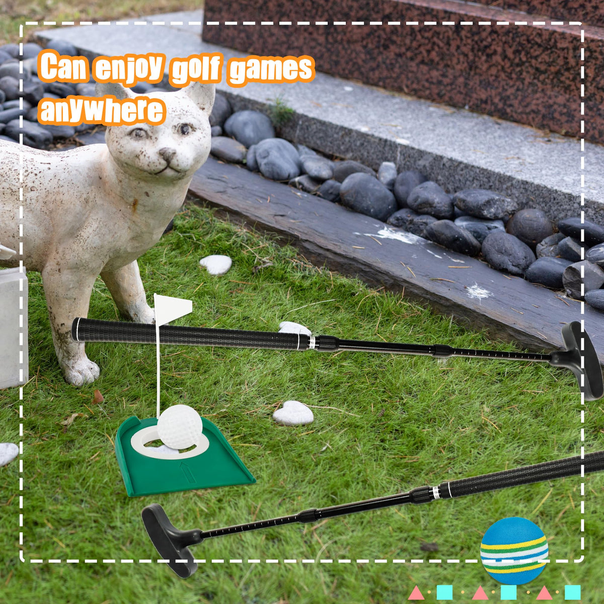 Norcoin retractable design makes this set easy to store and carry.