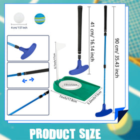 Norcoin two-way putter head supports both right- and left-handed players.