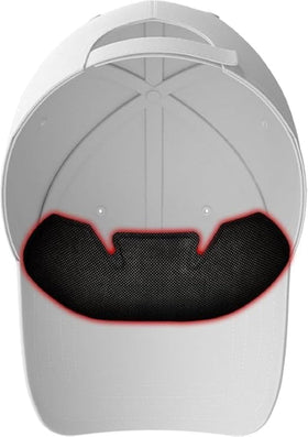 No Sweat golf hat liner front view absorbs forehead sweat for clear vision
