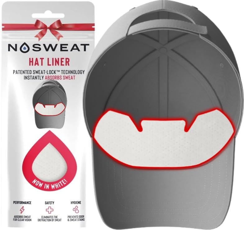 Nosweat Golf Hat Sweat Liner USA-made label emphasizes domestic production.