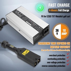 NOTETOUPT 36V charger compatible with EZ-GO TXT Medalist carts