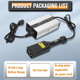 NOTETOUPT lightweight, portable golf cart charger design