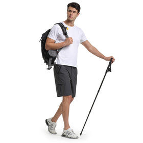 Nothinchan men's golf shorts dark grey ideal for outdoor activities.