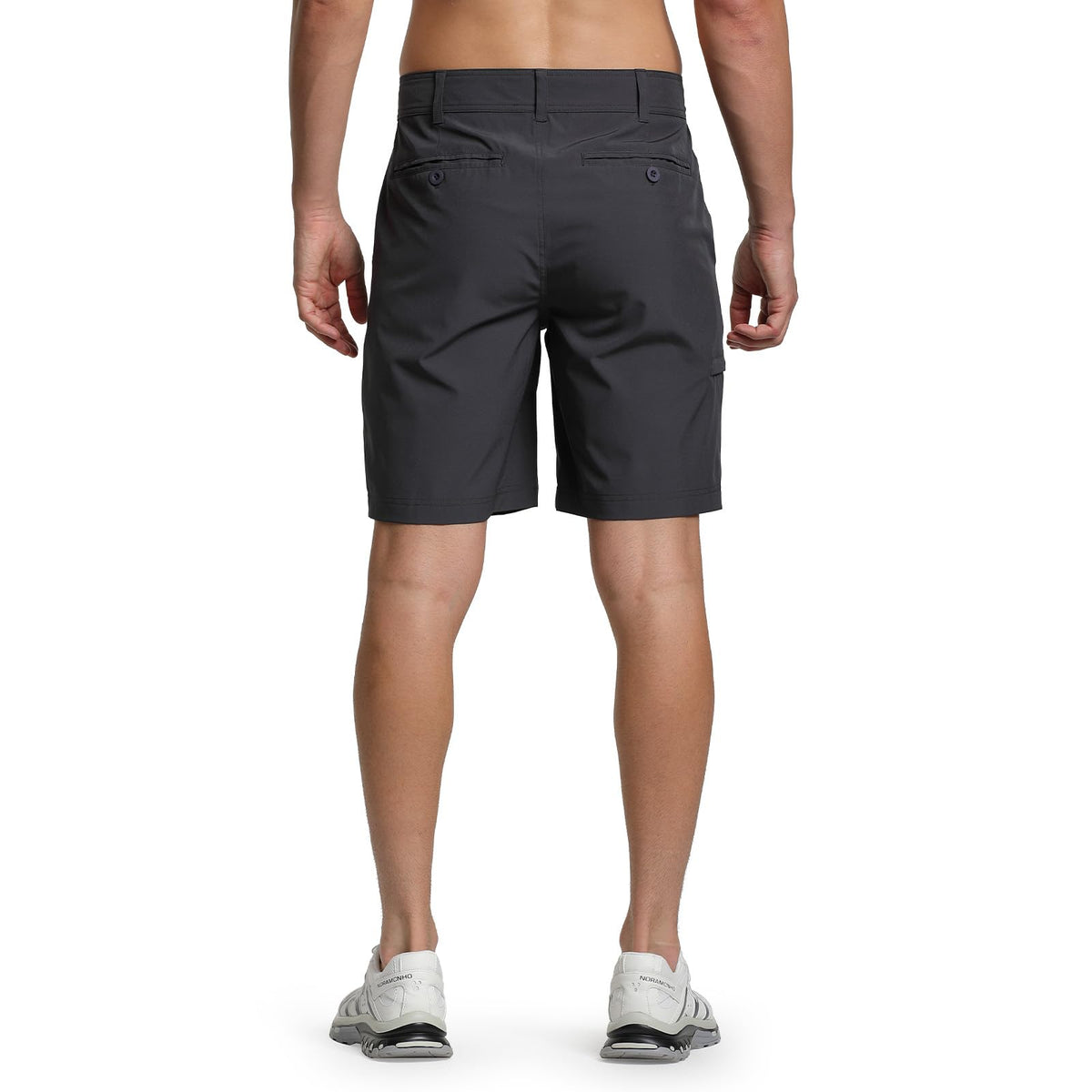 Nothinchan men's golf shorts zip fly provides secure wear.