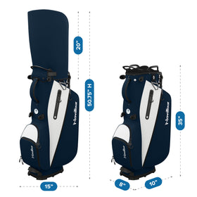 NovaTour stand bag dual strap system for comfortable carrying
