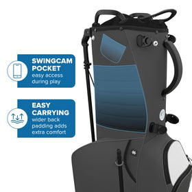 NovaTour Granite Grey insulated sleeve keeps drinks cold on the course.