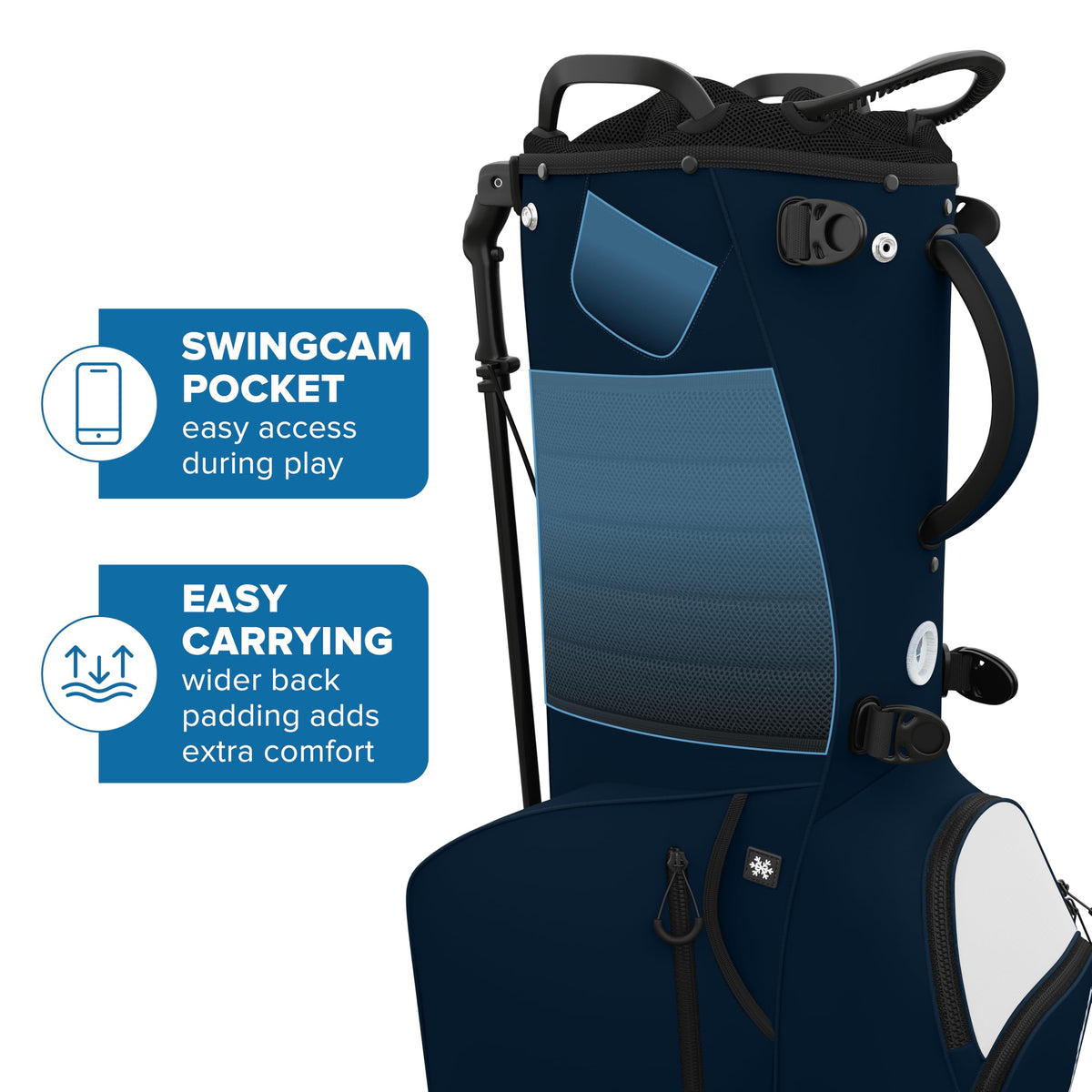 NovaTour insulated sleeve keeps drinks cold and accessible on course