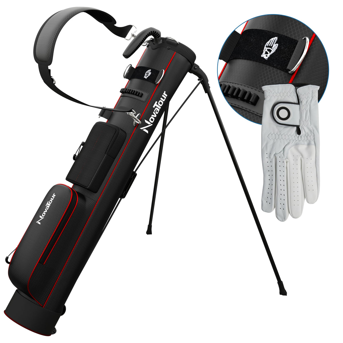 NovaTour Ultra Lightweight bag front view highlights feather-light portability.