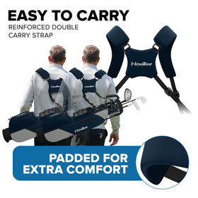 NovaTour six zippered pockets organize gear for fast club access.