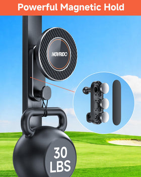 NOVRIDO cradle-free design enables 360-degree adjustment and clear camera views