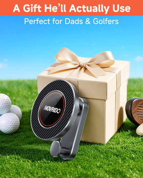 NOVRIDO golf cart accessory presented as a practical gift for golfers