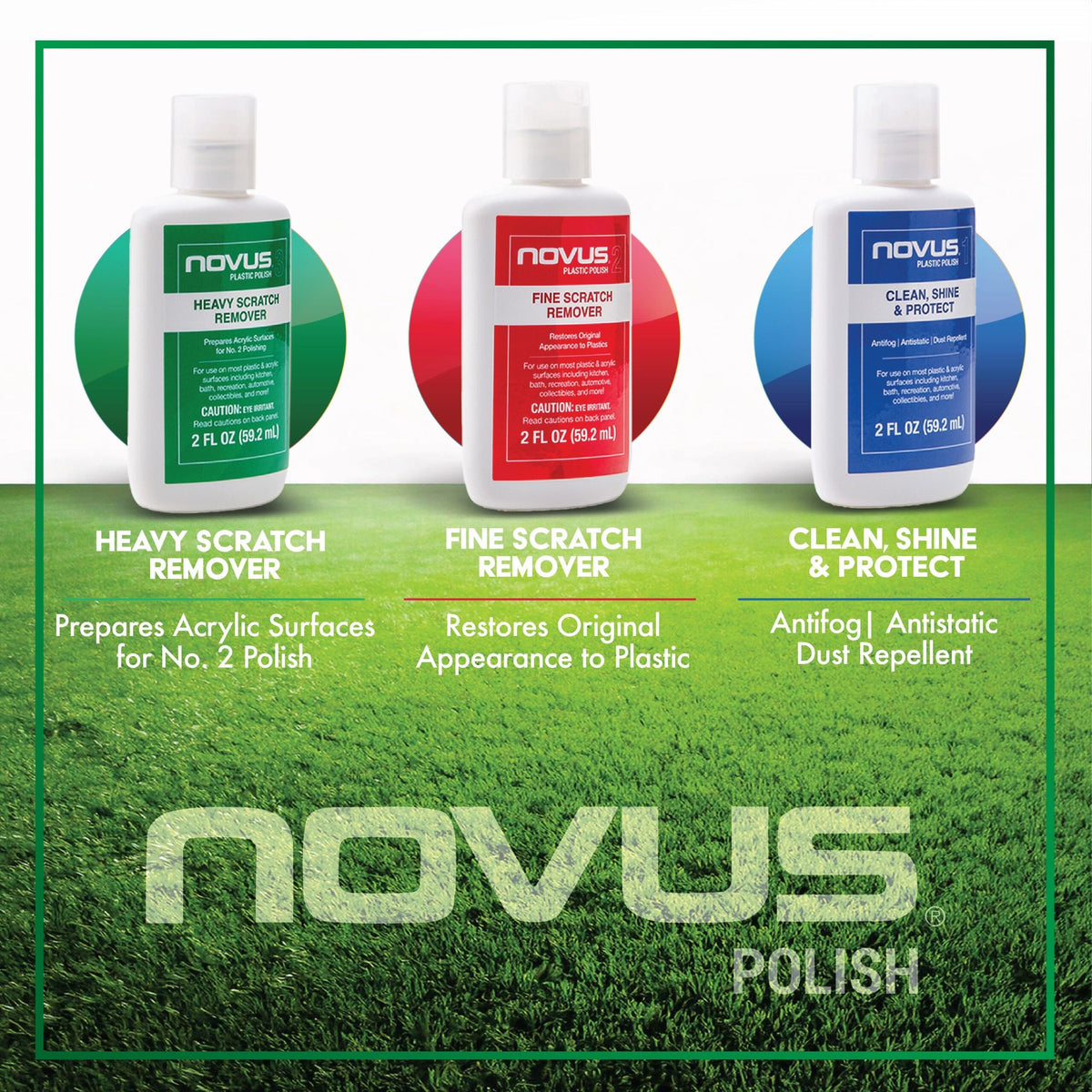 Novus 7760 wool pad for lifting stubborn blemishes on plastics