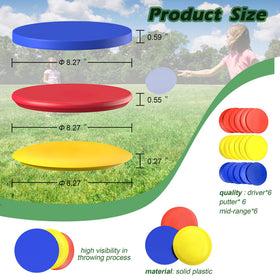 NQV disc golf drivers set in yellow for high visibility.
