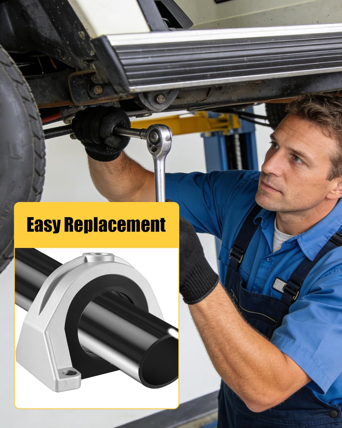NTSUMI rear axle components help prevent metal contact and wear in EZGO