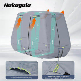 Nukugula 800D cover universal fit for EZGO Club Car Yamaha.
