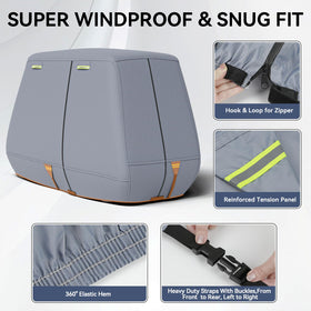 Nukugula 800D cover zipper access for interior retrieval.