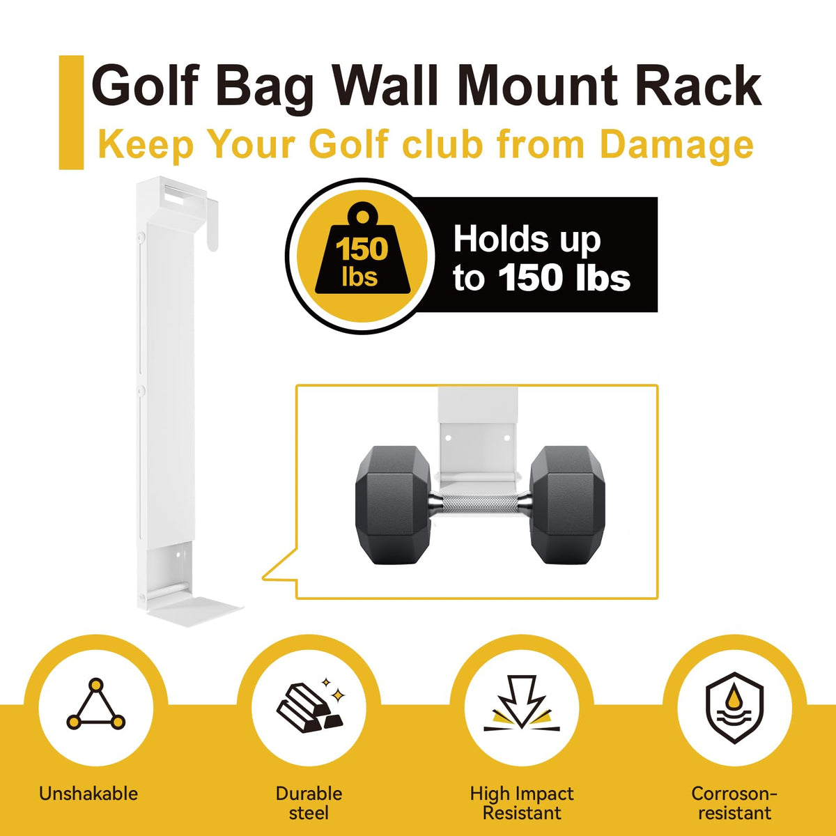NULTRUMA 150 lbs capacity steel construction for durable, reliable storage.