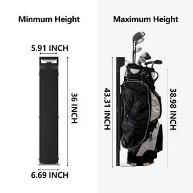 NULTRUMA adjustable sliding hook, 36 to 39 inches, fits any tall golf bag securely.