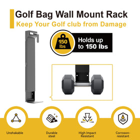 NULTRUMA rust-proof steel construction offers lasting durability for heavy golf equipment.