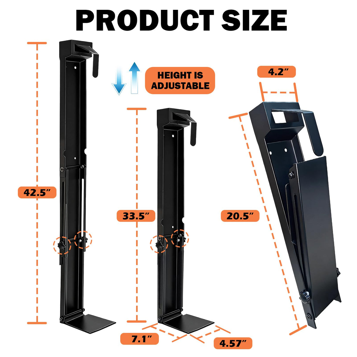 NULTRUMA anti-slip top hook keeps bags secure during storage