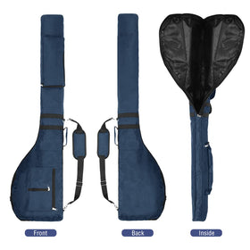 Number-one waterproof nylon golf bag protects clubs in damp weather.