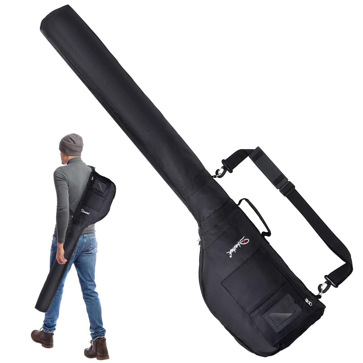 Number-one golf club bag foldable carry for easy course transport.