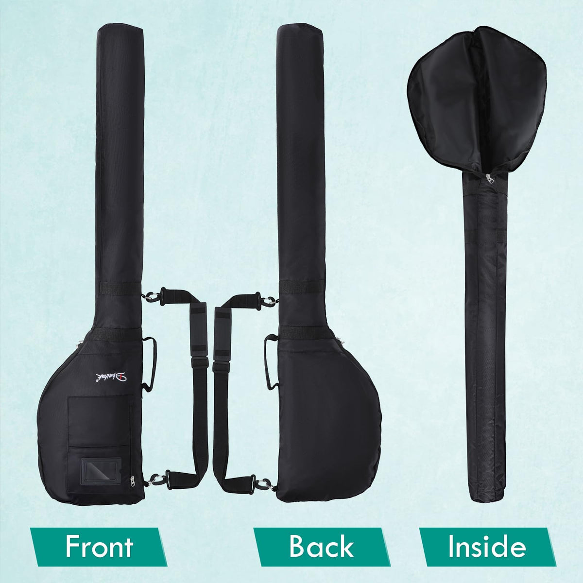Number-one bag soft bottom pad adds stability on varied terrain.