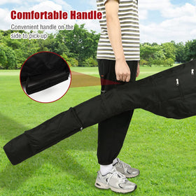 Number-one golf club bag waterproof zipper protects gear from rain.