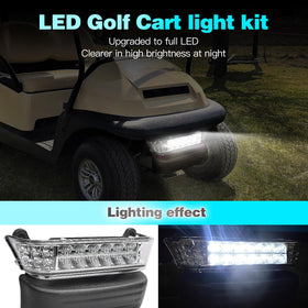 12V-compatible Nuojinsi LED headlight for low-voltage carts