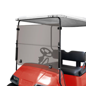Nuojinsi golf cart windshield folding open view with wind protection and rain shield
