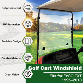 Nuojinsi acrylic folding connector provides durable, smooth folding for EZGO TXT.