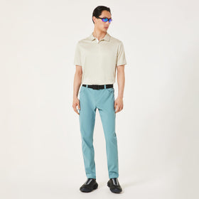 Oakley Transition Pant Pacific side view, flexible fabric for mobility.