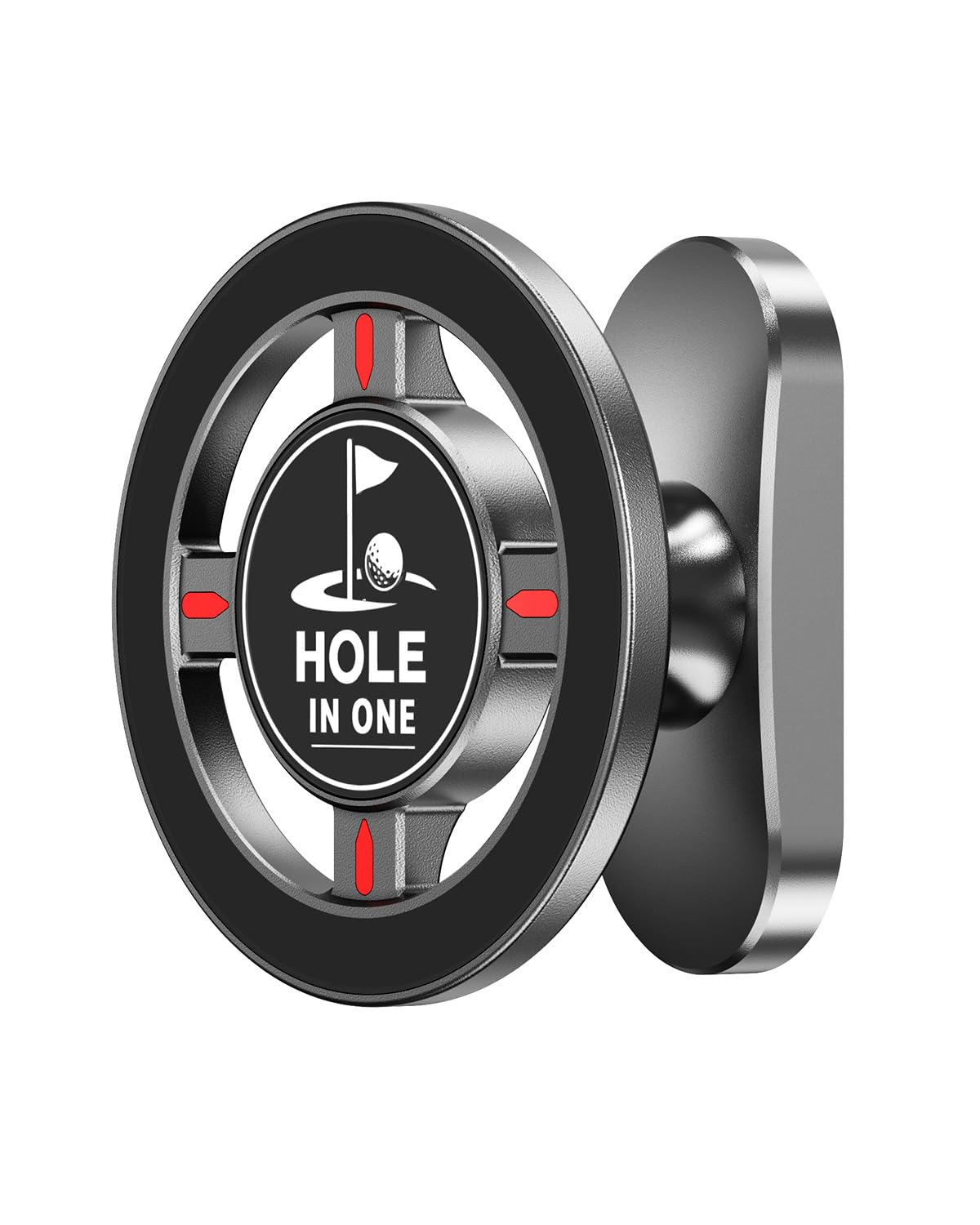 OATISLIFE all-metal magnetic golf cart phone holder secures navigation on the course