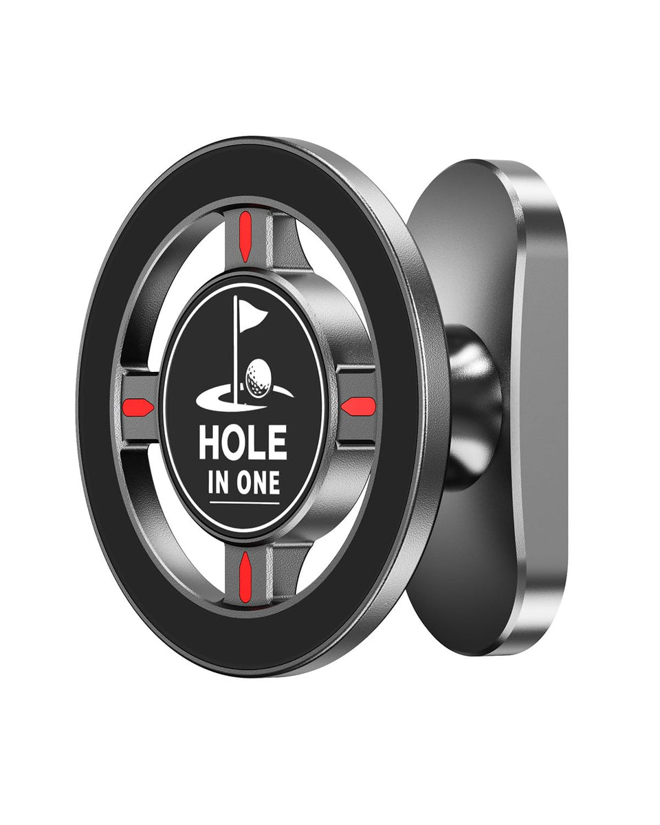 OATISLIFE all-metal magnetic golf cart phone holder secures navigation on the course