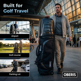 OBERIS oversized off-road wheels glide smoothly across terminals and turf