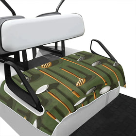 Obtravar club and ball theme seat towel adds style while absorbing sweat.