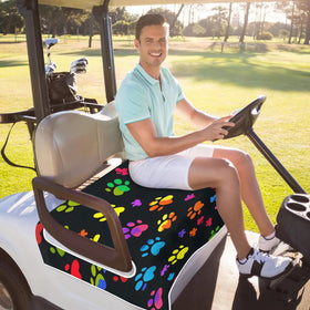Two-seat compatibility makes sharing carts easier on courses.