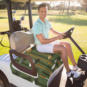 Obtravar universal fit suits most two-seat golf carts.