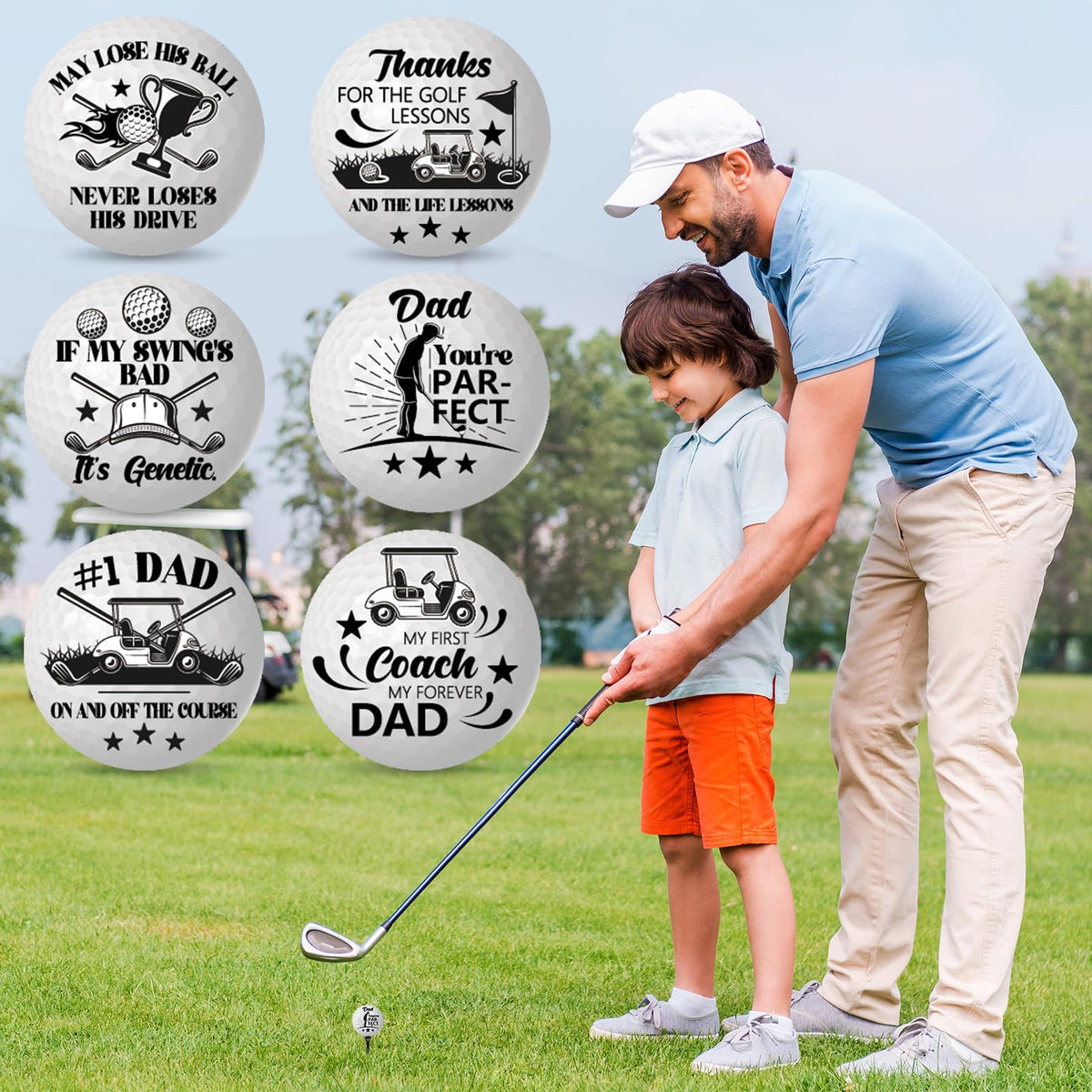OBUSATT indoor-outdoor golf set for versatile practice at home or on course