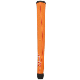 Odyssey 571027 Putter Grip Mid JV orange back view offers comfortable feel on stroke.