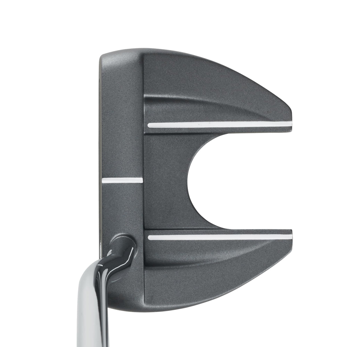 Odyssey DFX charcoal finish highlights clean lines for easier on-green focus.