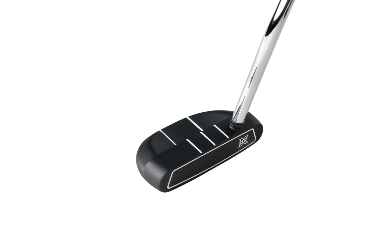 Odyssey DFX Double Wide Putter 33in profile shot highlighting smooth insert feel.