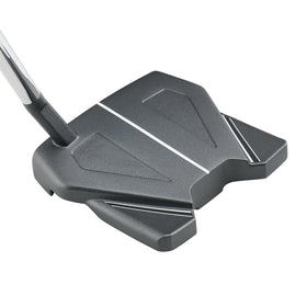 Odyssey DFX putter black insert framed for high-contrast alignment