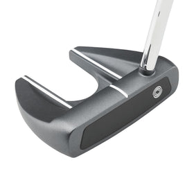 Odyssey DFX putter charcoal finish close-up enhances aesthetics and alignment at address.