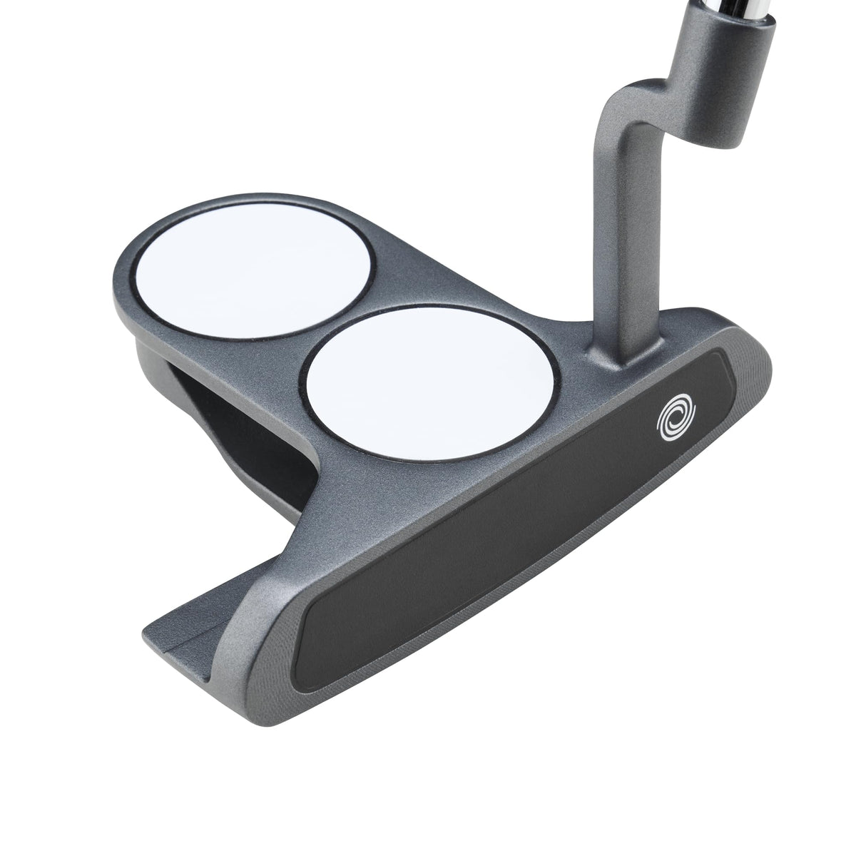Odyssey DFX putter charcoal finish improves alignment and premium feel.