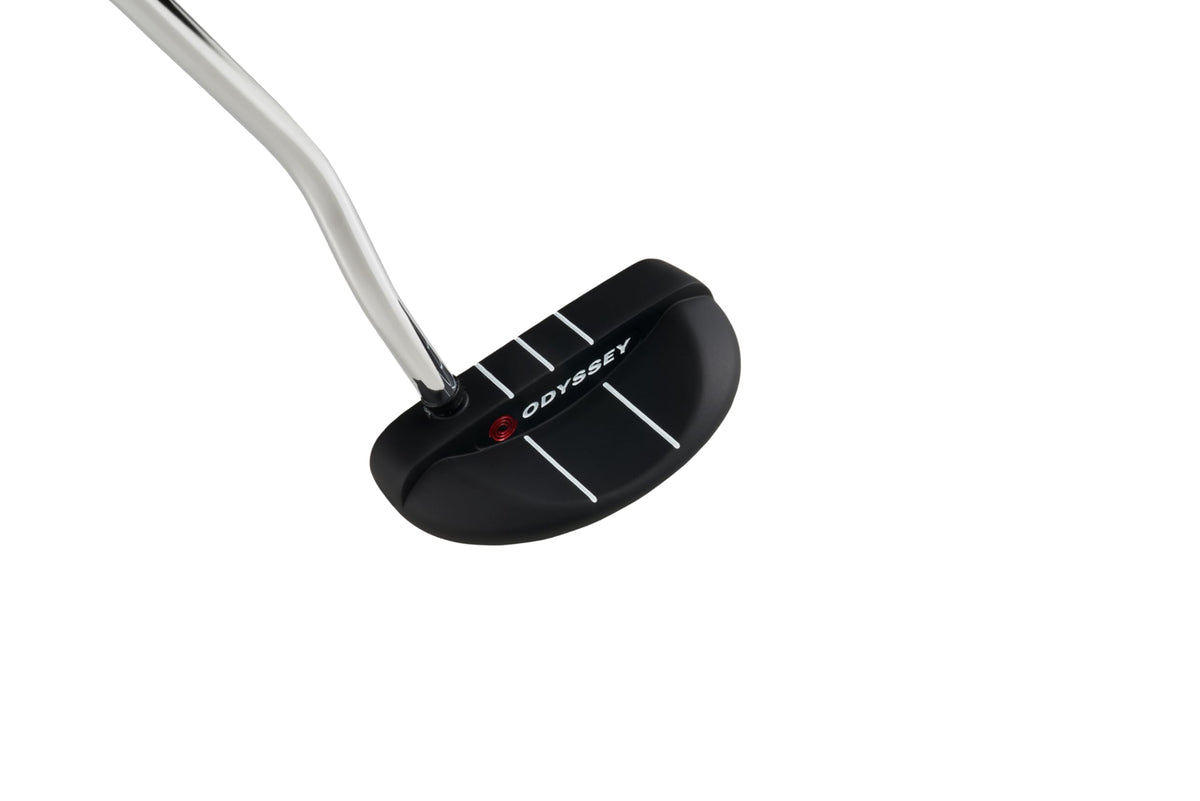 Odyssey DFX7 putter with pistol grip for secure, repeatable strokes.