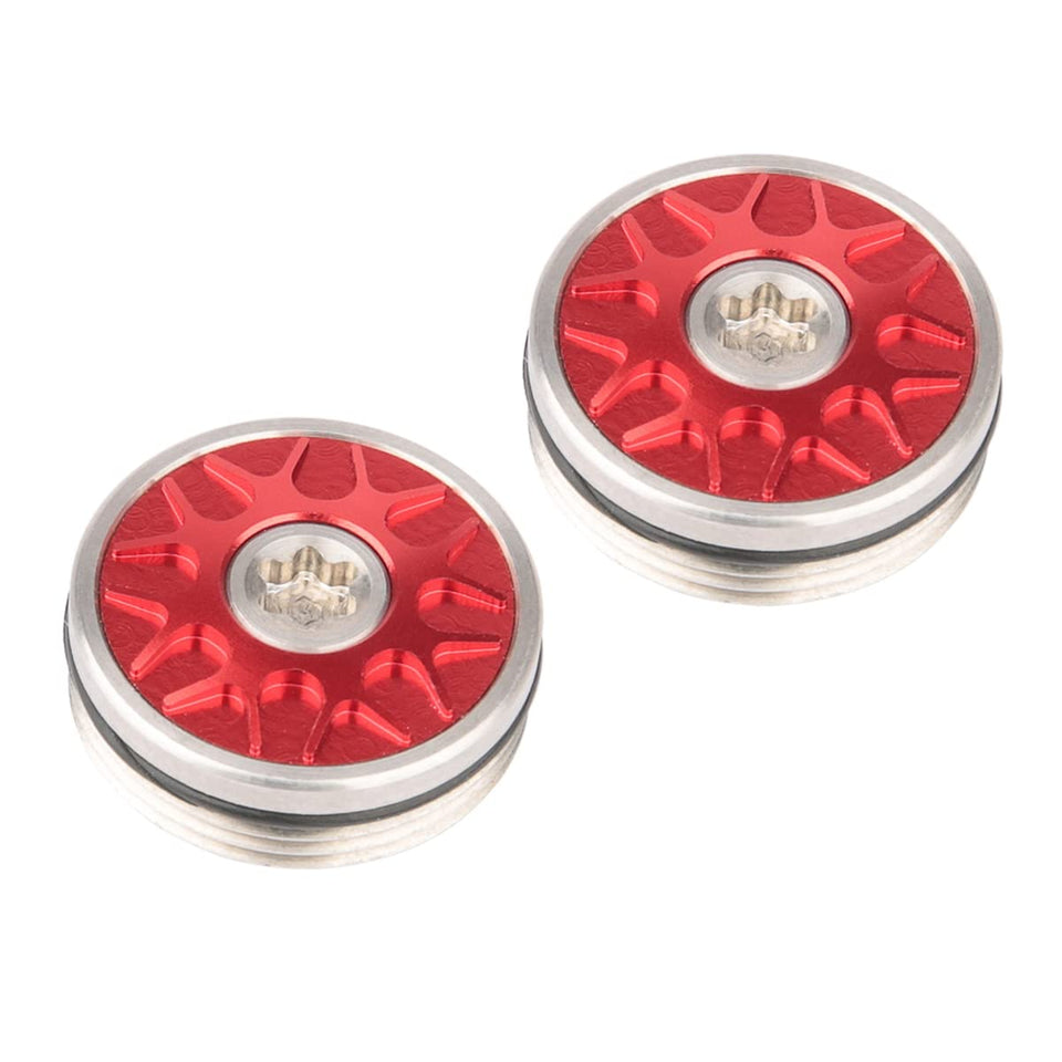 Odyssey Stroke Lab 2x15g red putter weights for customized feel on greens.