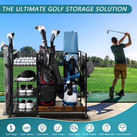 OEERDER Golf Bag Organizer ball mesh rack keeps balls and accessories organized