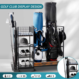 OEERDER Golf Bag Organizer dual hooks for gloves or towels within reach