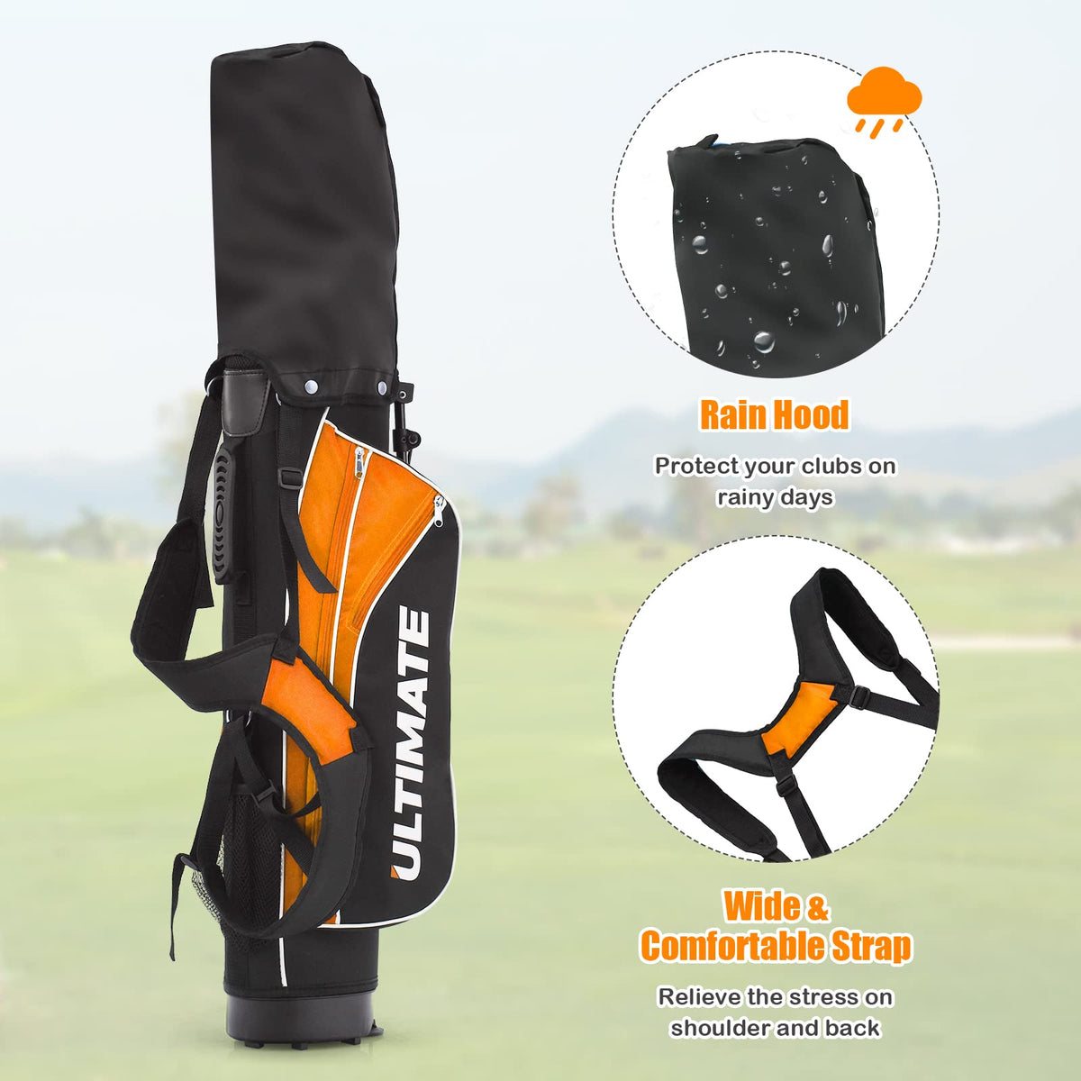 OfficeJOY 3# fairway wood with higher launch for junior shots